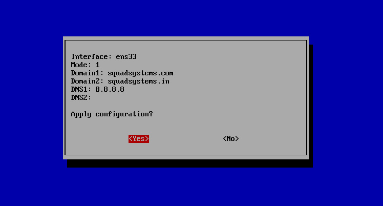 Check Configuration and Apply