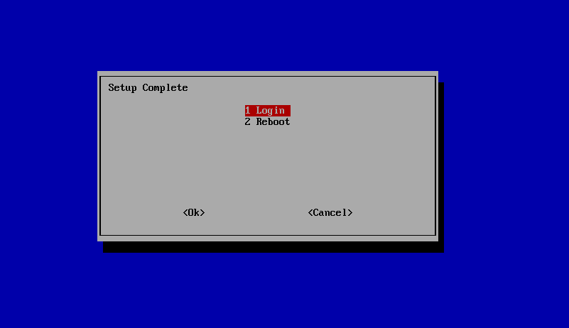 Login or Reboot Server