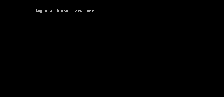 Login with Username archiver